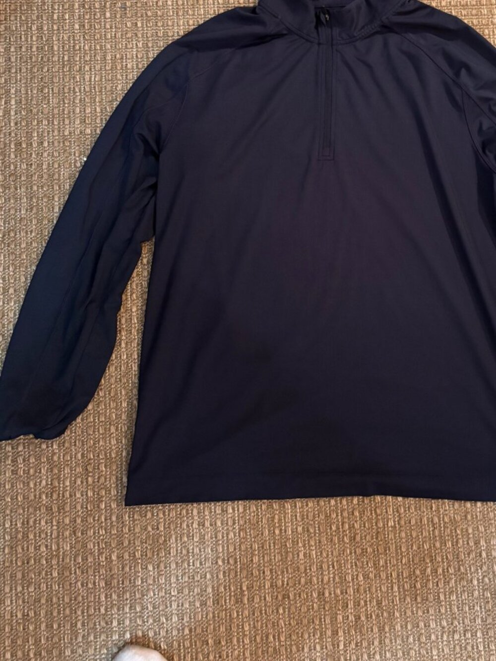 Rhone Performance Quarter Zip Pullover Navy Men's Large